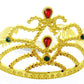 Forum Novelties Inc Sparkling Tiara with Stone Gold One Size Fits Most