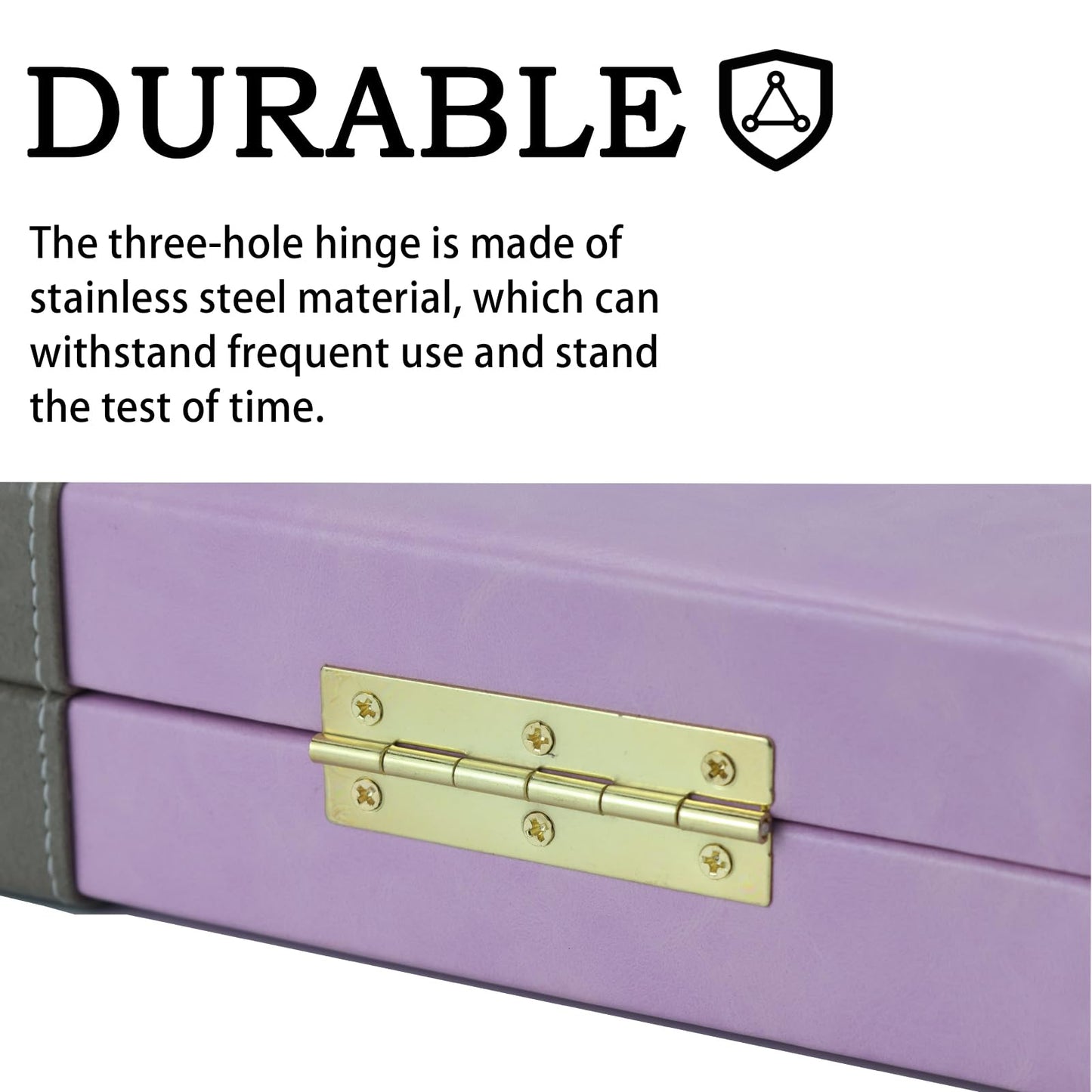 Backgn Sets for mature-themeds  15 inch Backgn Purple Sets Classic Board Game with enhanced Leather Case  Portable Travels Strategy Backgn Game Set for mature-themeds  Kids (Purple)