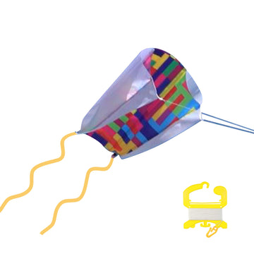 X Kites Pocketkite Nylon Frameless Kite, Abstract, 21 Inches
