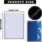 KALOPEZY 50 Pcs Hard Plastic Card Sleeves - 3x4 Inch Protective Holders for Baseball & Trading Cards, 50 Pack
