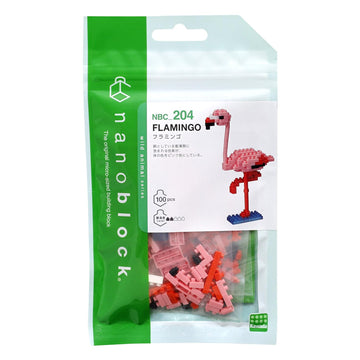 Nanoblock - Animals - Flamingo, Collection Series Building Kit