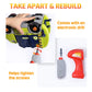 Take Apart Toy Garbage Truck Toys - 29 Pieces Disassembly Set with Electric Drill, Christmas Day & Birthday Gift for 3 4 5 6 7 Y