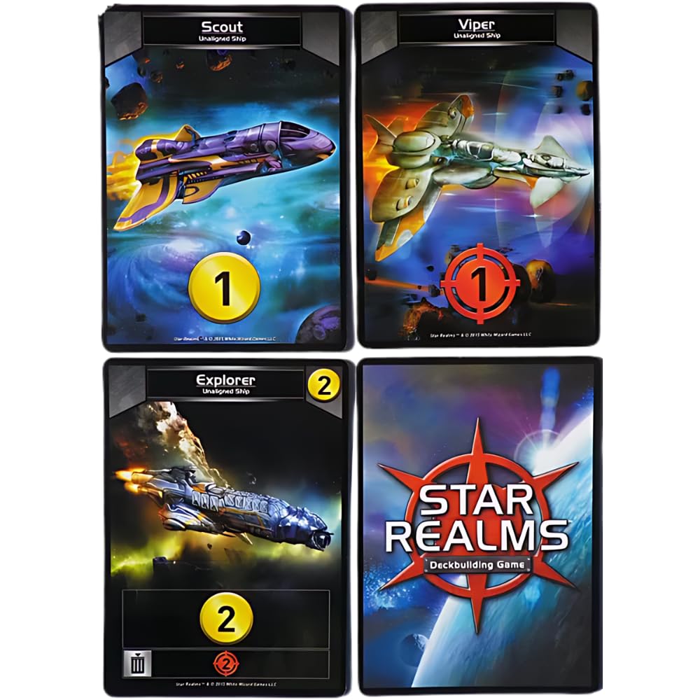 White Wizard Games Star Realms: Colony Wars Deckbuilding Card Game, 145mm x 99mm x 145mm, Paper, White, Model WWG011-EN