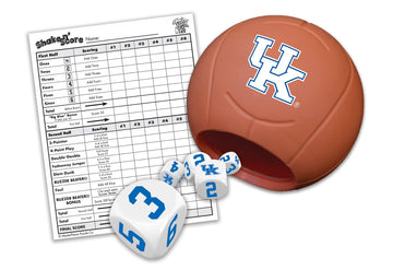 Masterpieces Ncaa Kentucky Wildcats Shake N Score Travel Dice Game