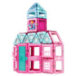 Magformers Princess Castle 78 Pieces Pink And Purple Colors, Educational Magnetic Geometric Shapes Tiles Building Stem Toy Set A