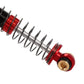 INJORA 45mm Shocks Aluminum Threaded Absorber Oil Damper for FMS FCX24 1/24 RC Crawler Upgrade(Red)