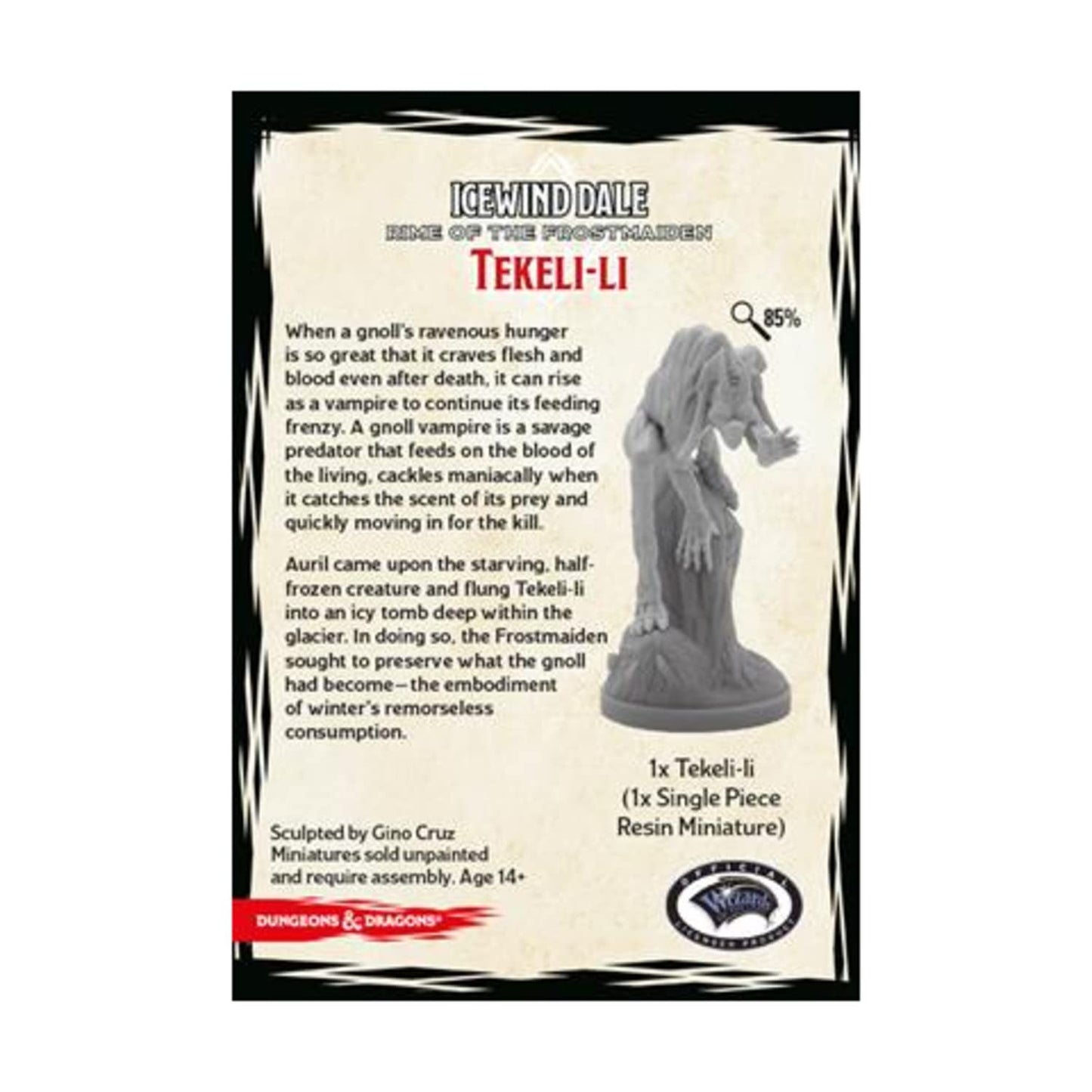 Gale Force Nine Tekeli-li (1 fig)  Grey