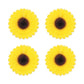 Beistle Sunflower Fan Pack of 4