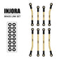 INJORA Brass High Clearance Links Set for TRX4M 1/18 RC Crawler Upgrade Parts,8PCS (4M-20)