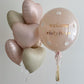 Pink White Heart Balloons,10Pcs Cream Baby Pink Foil Heart Shaped Balloons,18Inch Sand White Pink Helium Mylar Balloons For Vale