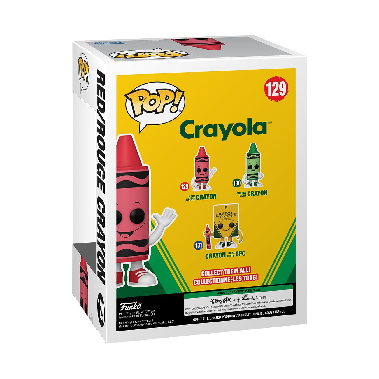 Funko Pop! Vinyl: Crayola - Red Crayon - Collectable Vinyl Figure - Gift Idea - Official Merchandise - For Kids & Adults - Ad Icons Fans - Model Figure For Collectors And Display