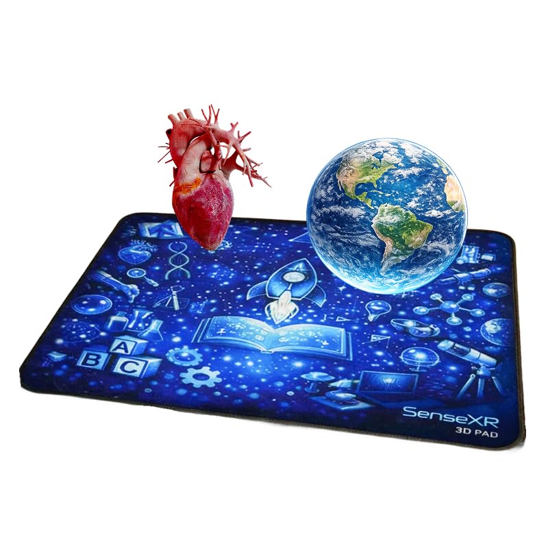 TechXR SenseXR 3D Learning Pad 500+ Smartphone AR/VR Lessons for Kids, Interactive 3D STEM & Language Play