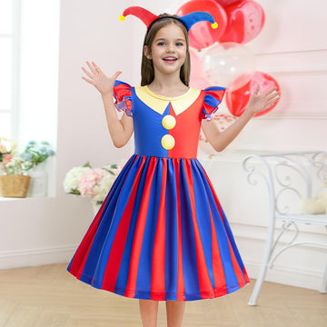 Zaisuifun Circus Costume For Little Girls Kid Fancy Carnival Halloween Cosplay Dress, 3-4 Years(Tag 110)