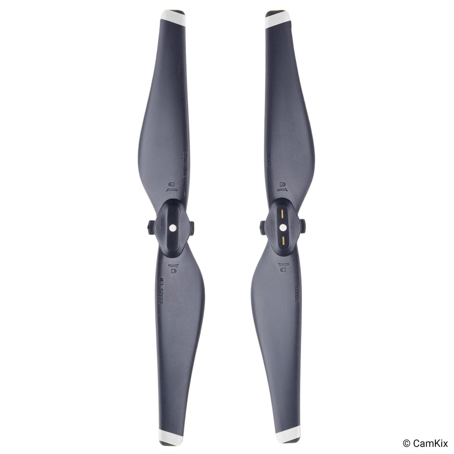 CamKix Propellers Blades Replacement for DJI Mavic Air - 4 Blades or 8 Blades (Black)