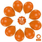 Moukiween Orange Balloons 12 Inch - 70 Pcs Burnt Orange Balloons For Fall Balloons Construction Balloons Cutie Baby Shower Birthday Party Halloween Christmas Decorations