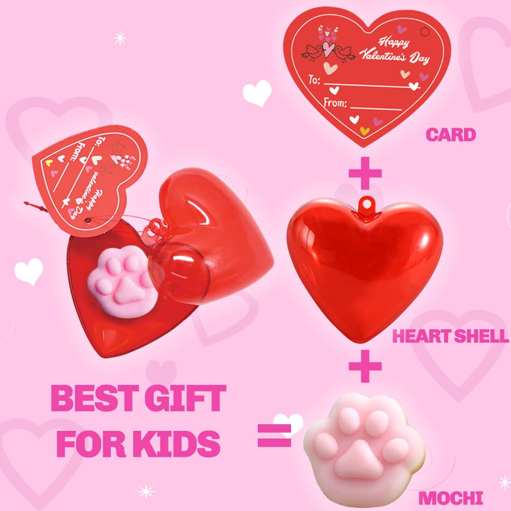 28 Pcs Mochi Squishy Toys, Kawaii Stress Relief Toys For Kids Valentine'S Exchange Gift, Classroom Rewards, Easter Party Favor