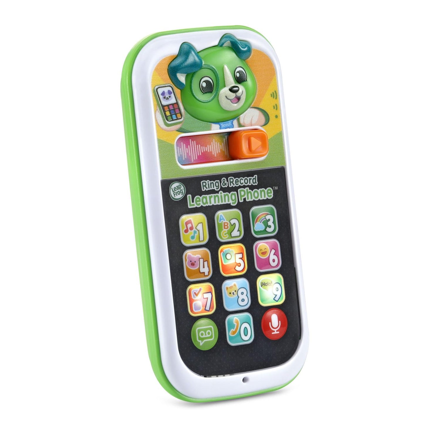 LeapFrog Scouts Ring and Record Learning Phone, Infant Pretend-Play Toy