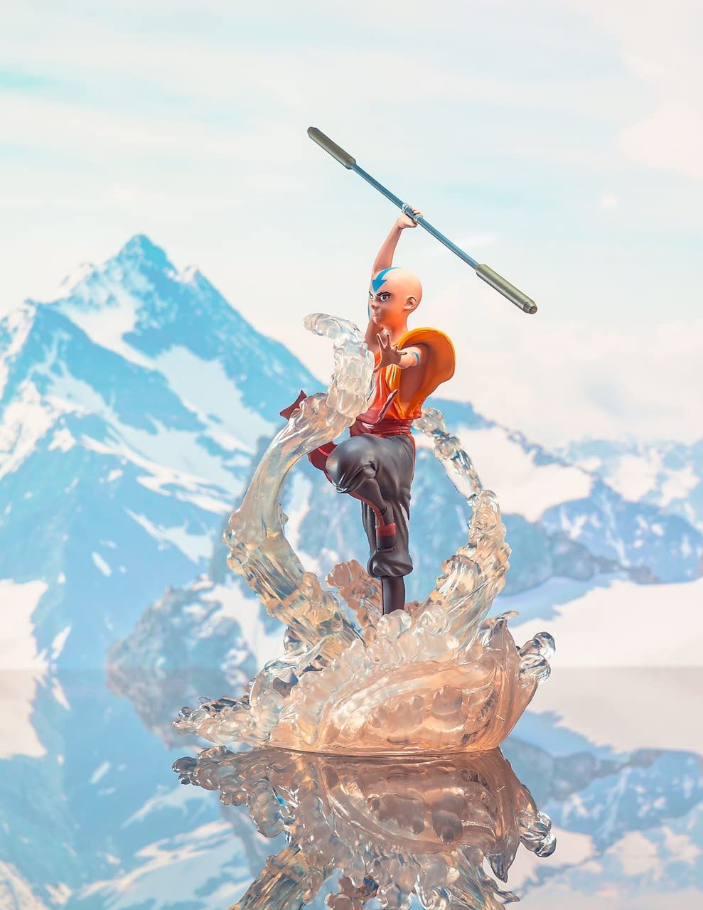 Diamond Select Toys Avatar Aang PVC Figure, 11 inches, Multicolor, Model APR202646