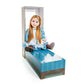 The Queen'S Treasures Officially Licensed Little House On The Prairie Mary Ingalls 18 Inch Doll, Comes With A Lunch Pail,Food And Chalk Board. Compatible With American Girl