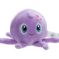 The Petting Zoo Purple Octopus Plush Toy - 3" Soft Squeeze Animal, Ideal Gift for Kids, Made of Polyester