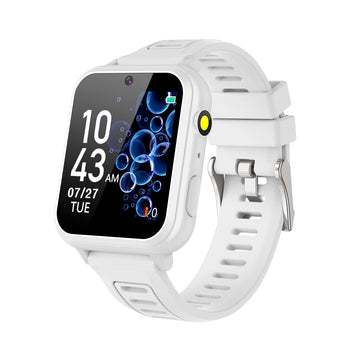 Kids Game Smart Watches Girls With 24 Puzzle Games Camera Music Player Pedometer Alarm Clock Calculator Torch, 12/24 Hr Hd Touch