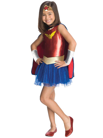 Rubie'S Justice League Child'S Wonder Woman Costume Tutu Dress, Medium