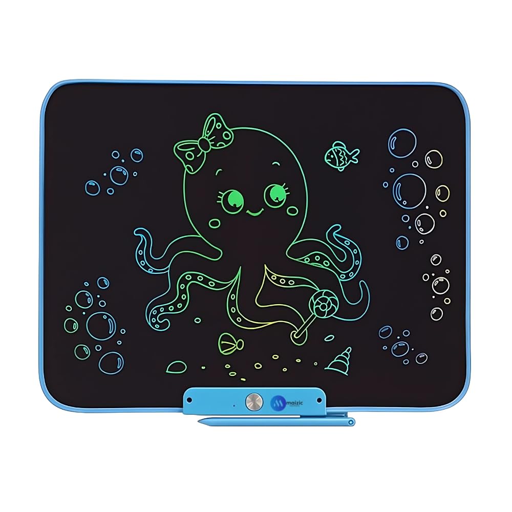 Maizic Smarthome LCD Writing Tablet 15 Inches Colorful Screen Drawing Pad, EWriting and Scribbler Boards for Kids, Electronic L