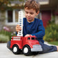 Green Toys Fire Truck - BPA Free, Phthalates Free Imaginative Play Toy for Improving Fine Motor, Gross Motor Skills. Toys for Ki