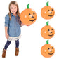 The Dreidel Company Halloween Pumpkin Inflatable Decorations, 16'' Tall (3-Pack) Halloween Decor, Halloween Pumpkin Toy