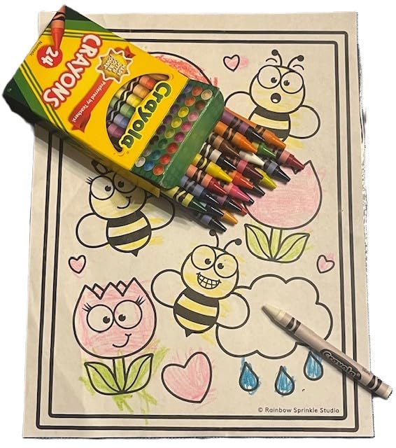 Crayola 24 Count Box Of Crayons Non-Toxic Color Coloring School Supplies (2 Packs)
