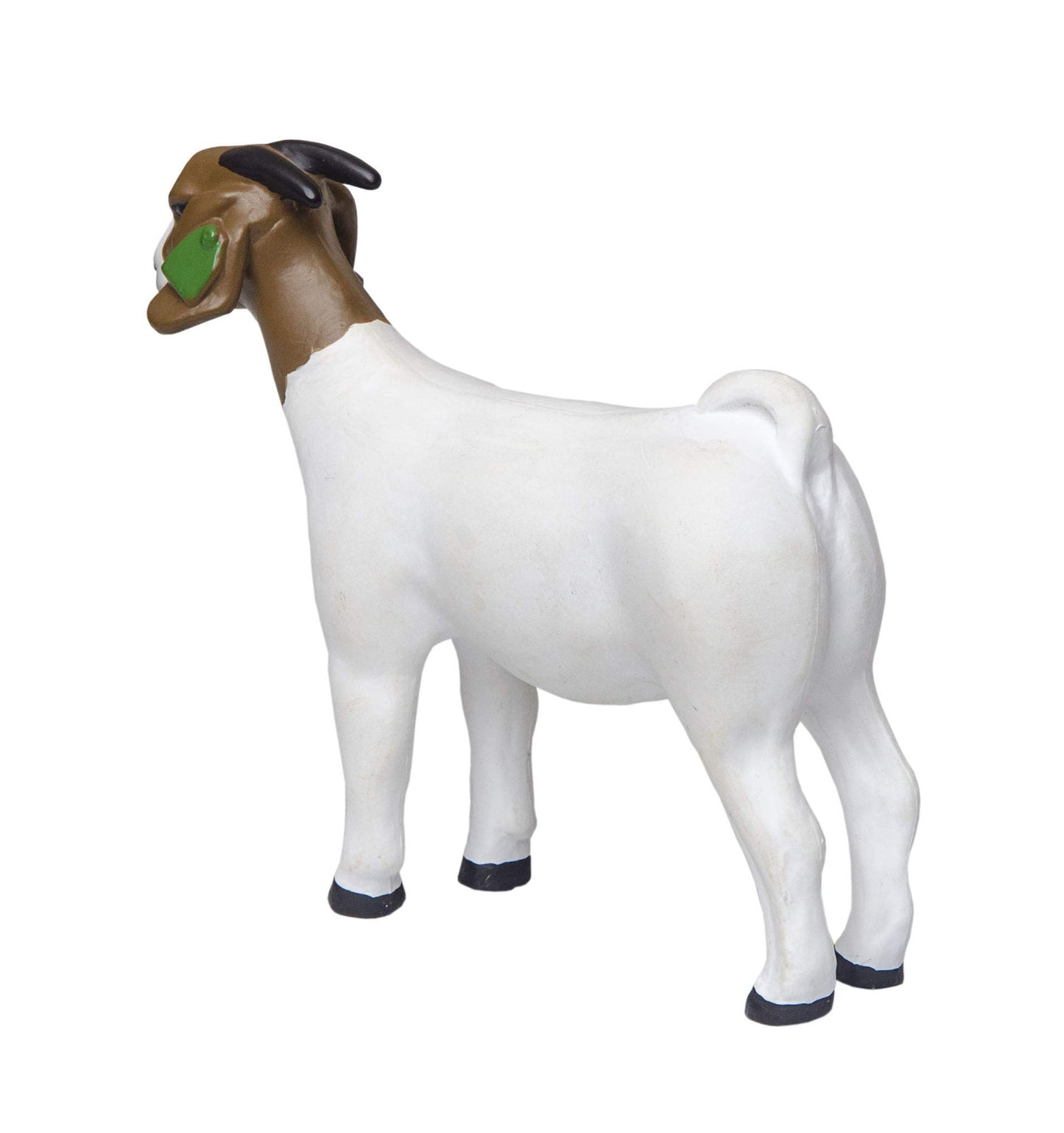 Little Buster Toys Grand Doe Show Goat, White with Brown Head, One Size, Plastic, Model 200895