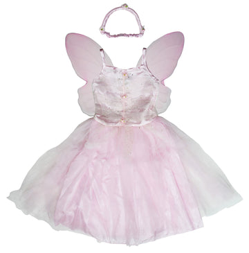 Petitebella Fairy Costume Dress 1-10Y (Pink, 8-10 Years)