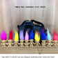 20pcs Luminous Mini Troll Dolls Glow in The Dark Vintage Action Figures Lucky Troll Dolls 1.2'' Bodies, 2.3'' Hair. Cake Toppers
