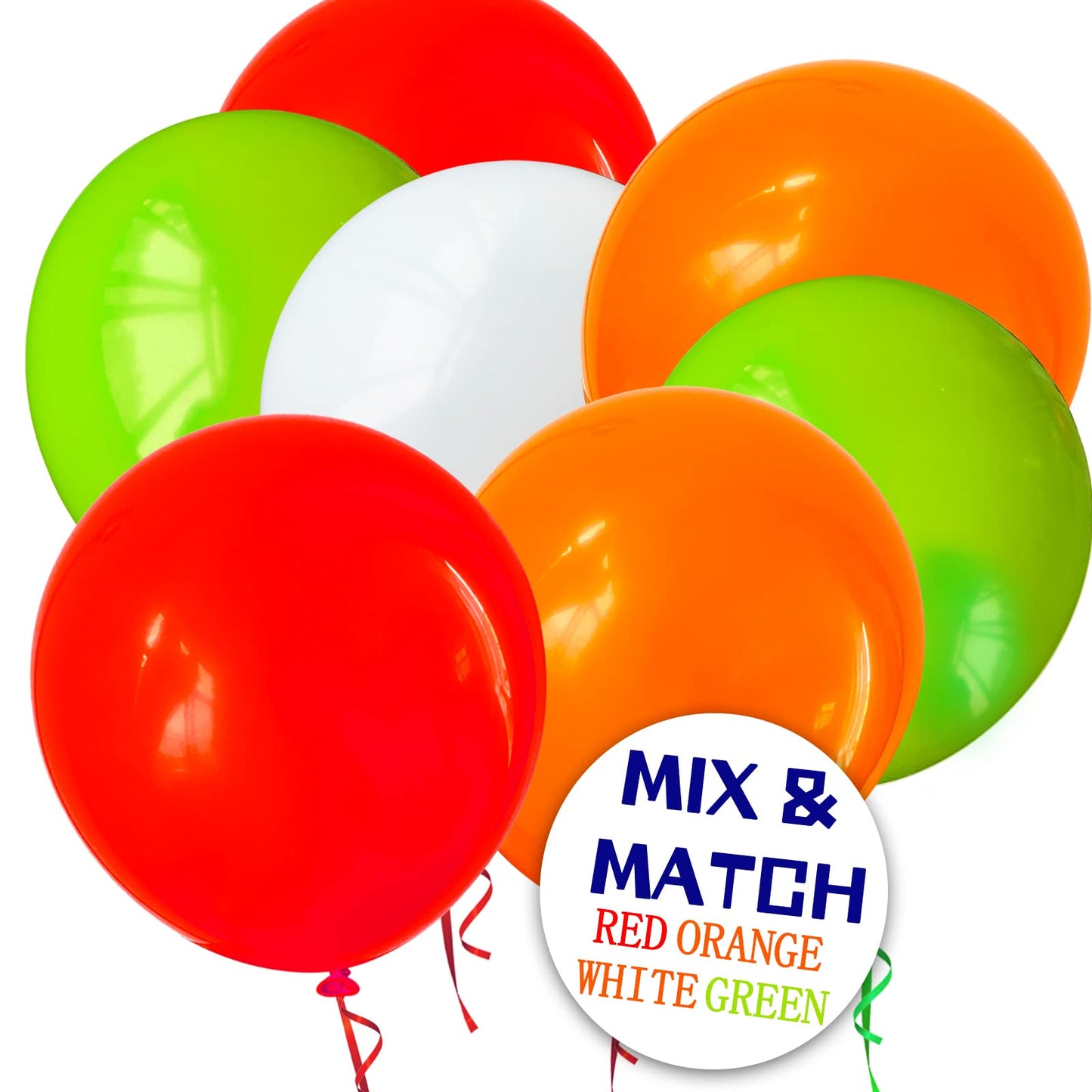 Red Balloon 110Pcs, Red Latex Balloons12 Inch For Birthday Valentine'S Day Wedding(With 2 Ribbons).