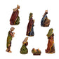 Kurt S. Adler Kurt Adler 3.5-Inch Resin, 7-Piece Nativity Set, Multi For Christmas