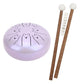Ubersweet Heavy Steel Drum, Lavender Chakra Tank Drum, Textured Clean Sound, Improved HandFoot Coordination, Play Mat Sense
