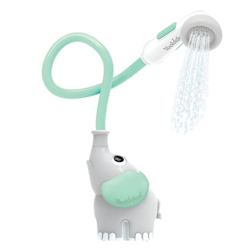 Yookidoo Baby Bath Shower Head - Elephant Water Pump With Trunk Spout Rinser - Control Water Flow From 2 Elephant Trunk Knobs For Maximum Fun In Tub Or Sink For Newborn Babies