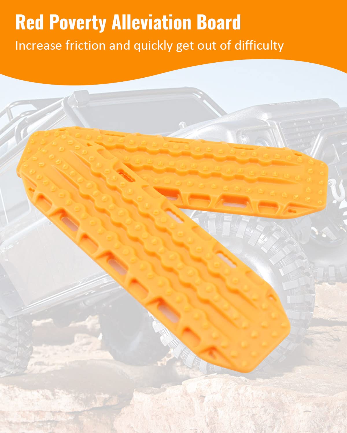1/24 1/18 RC Crawler Accessories Fit for 1/18 TRX4M 1/24 Axial SCX24 (12Pcs Orange)