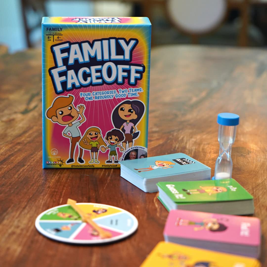 Skyler Imagination Family Faceoff Game - Fun Active Game for Rainy Days - Multicolor - Model SKYI_HFF