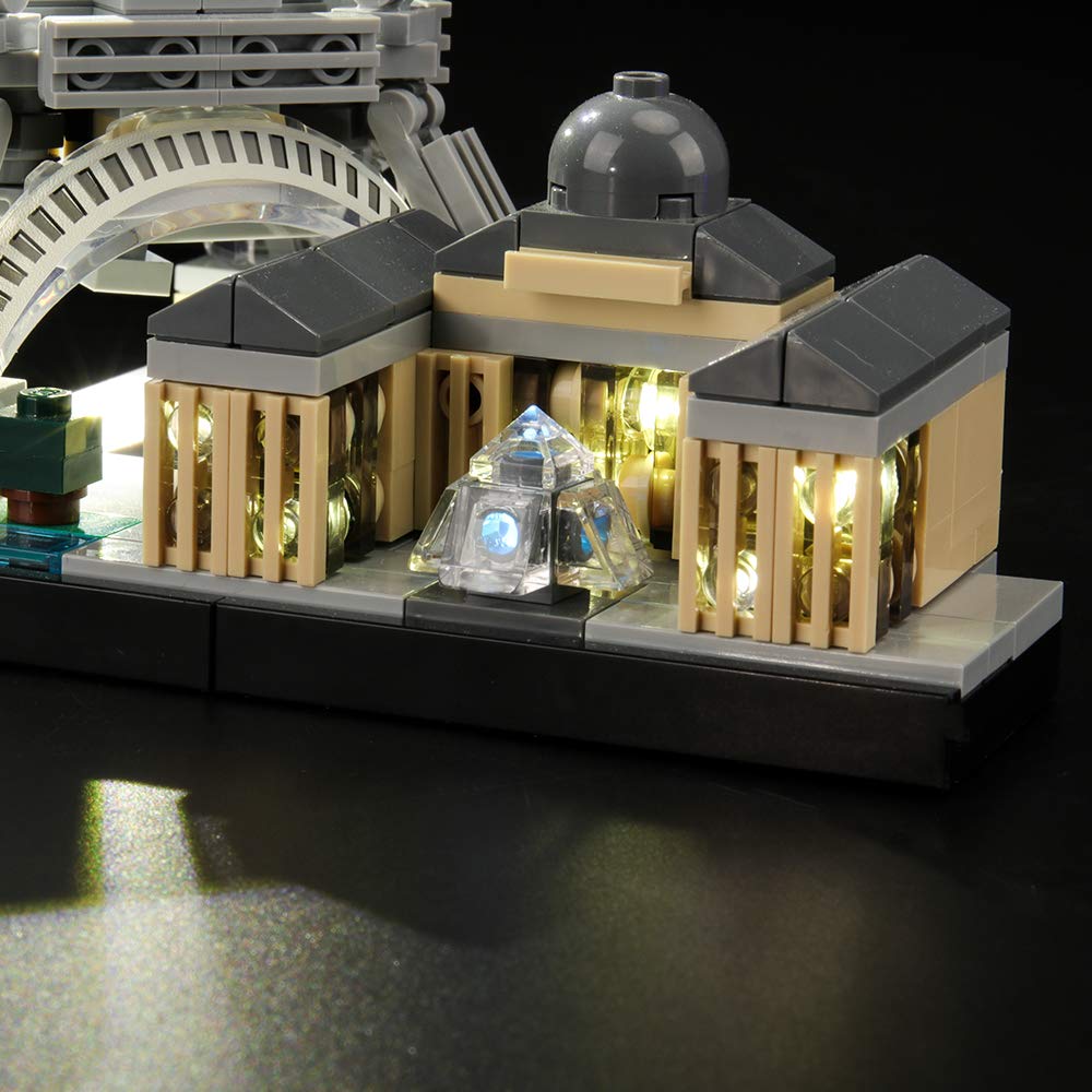 LIGHTAILING Light Set for (Architecture Paris) Building Blocks Model - Led Light kit Compatible with Lego 21044(NOT Included The