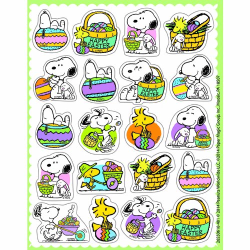 PEANUTS EASTER THEME STICKERS
