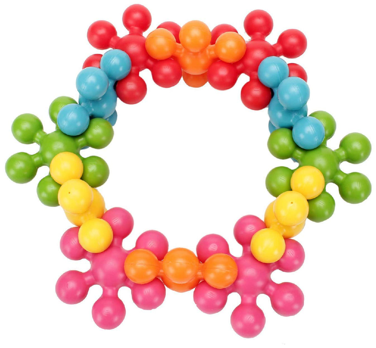 Creative Building Blocks Set, Interlocking Colourful Spheres, Educational Construction Toy For Kids