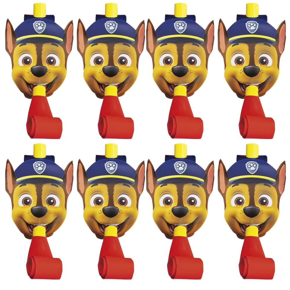 Unique Paw Patrol Party Blowouts, 5'' X 2'', Multicolor