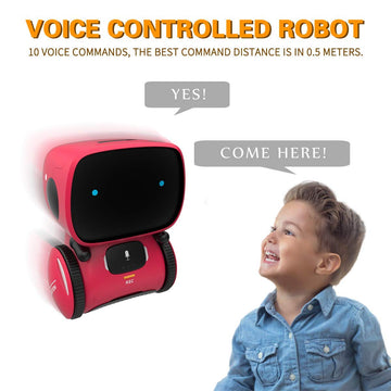98K Kids Robot Toy, Smart Talking Robots, Gift for Boys and Girls Age 3+, Intelligent Partner and Teacher, with Voice Controlled