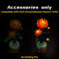 Brickbling Light Compatible With Lego Icons Chrysanthemum Flower Décor, Led Lighting Compatible With Lego Chrysanthemums Compatible With Lego 10368, Light Up Your Botanical Collection (No Model Set)