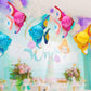 90shine 12PCS Tropical Fish Party Decorations Supplies- Under-The-sea/Mermaid/Luau/Hawaiian/Kids Birthday Table Centerpiece