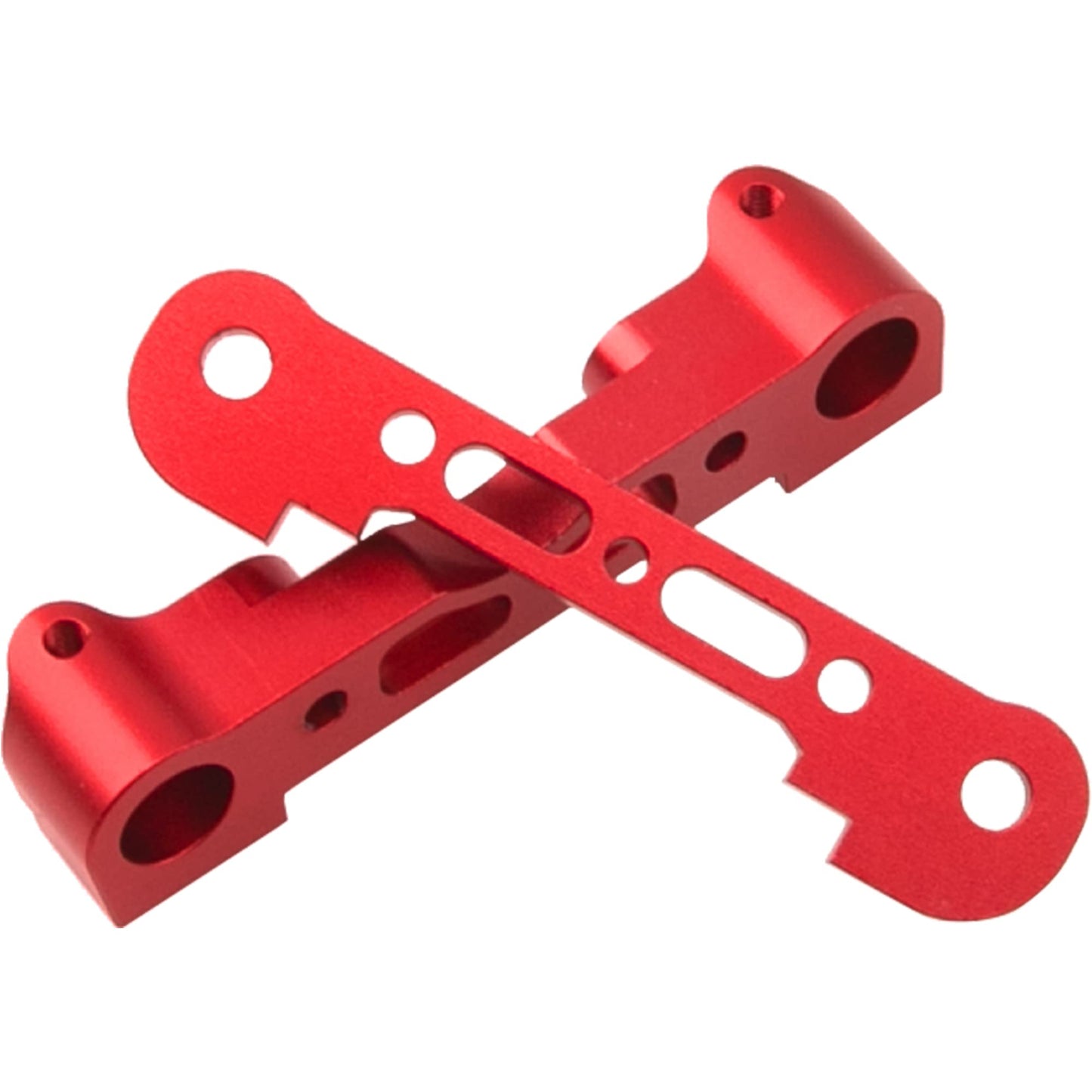 Vgoohobby Aluminum RC Front Lower Arm Suspension Mount Fixing Arm Compatible with Arrma 1/8 Tailon Typhon Kraton Notorious 6S BL