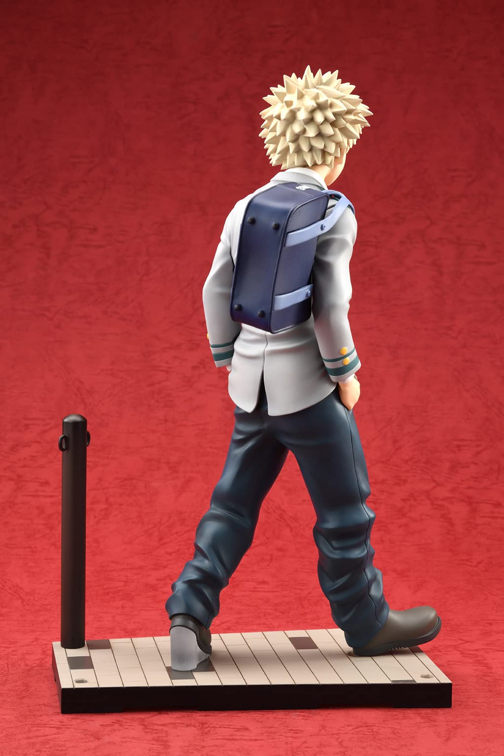 Bell Fine My Hero Academia: Konekore: Katsuki Bakugo (Uniform Version) 1:8 Scale Pvc Figure, Multicolor