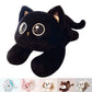 Uoozii 21''  4 Pounds Black Cat Weighted Stuffed Animals - Cute Weighted Plush Toy Comfort Big Weighted Throw Pillow Gifts For K