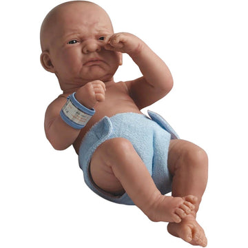 Jc Toys, La Newborn First Day | Anatomically Correct Real Boy Baby Doll | 14'' All-Vinyl | Includes Hospital Blanket, Bracelet A